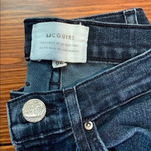 McGuire Newton high rise skinny jeans - size 25